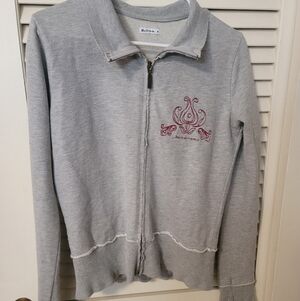 Ben Sherman Embroidered Zip-Up Knit Jacket – Women’s M